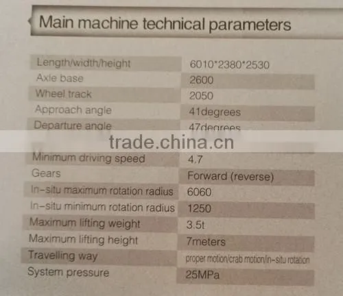 price of forklift scissor lift pickup truck for sale in china