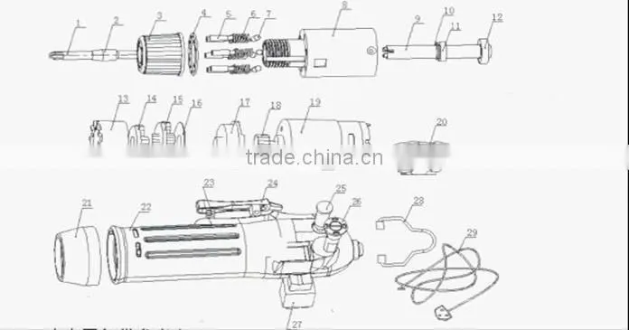 Handheld Electric Cap Sealer Bottle Capping Machine Cap Sealing Machine 220V/110V
