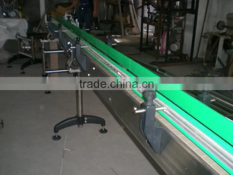 custom designed tabletop chain conveyor