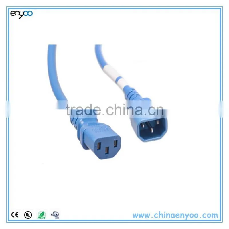 color cords CPU/PDU Power Cord - C14 to C13 - 10 Amp - Blue