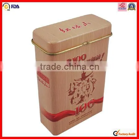 rectangle air tight cheap gift box tin for coffee