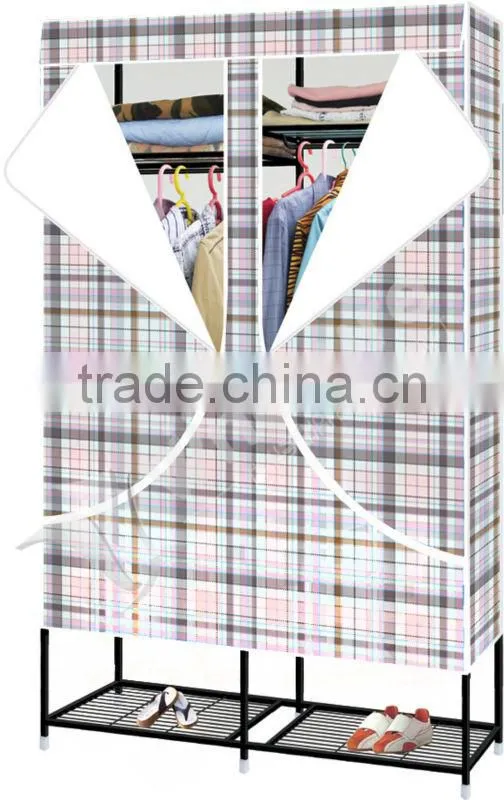 Metal Furniture Non-woven folding wardrobe