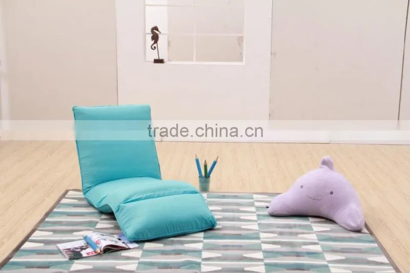 Elegant Blue Color Modern Fashion Fabric Recliner Lazy Sofa Sets For Outdoor Furniture