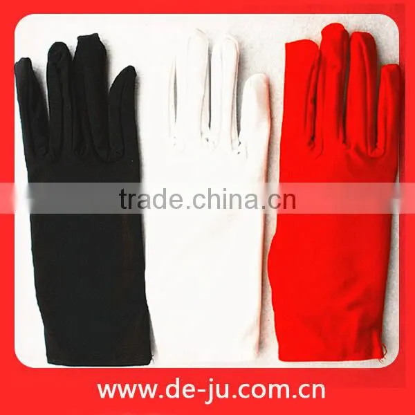 Red Decoration Gloves Wedding Bridal Hollow Out Glove