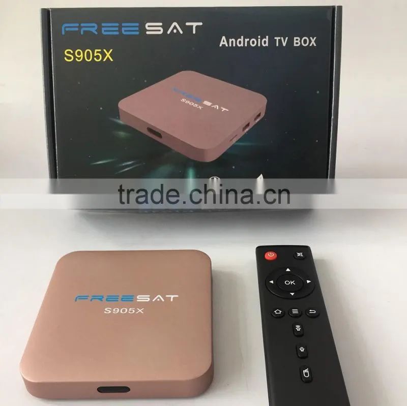 Factory outlet Android tv box Amlogic s905x Full HD Media player 2g/8g android 6.0 tv box kodi 16.1