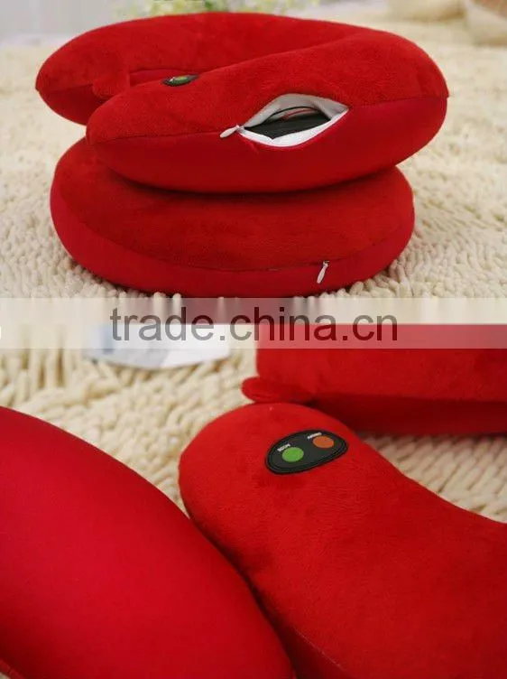 Supply fashion cute massage pillow neck pillow U shape cushion small order