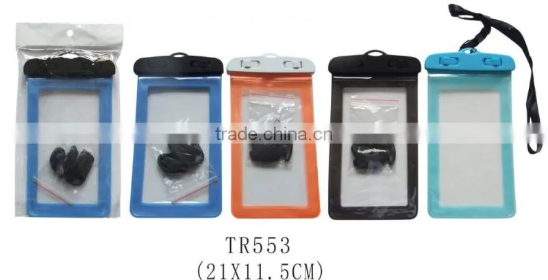 Clear PVC Waterproof Bag for Mobile or Camera