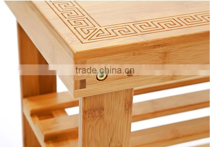 Best selling eco-friendly homemade wooden shoe racks