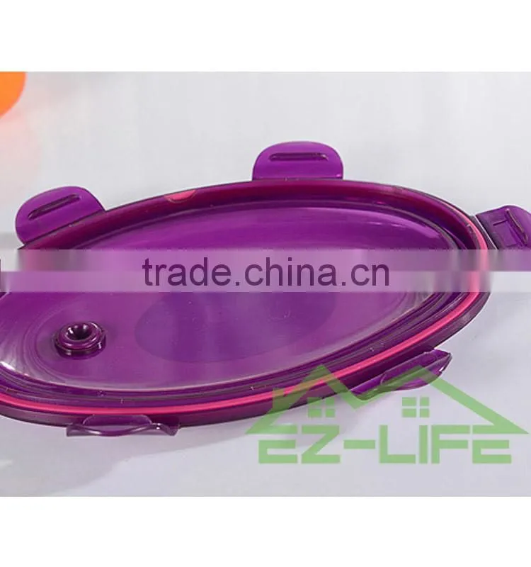 Healthy BPA free microwave oven safe big plastic lunch box for adults