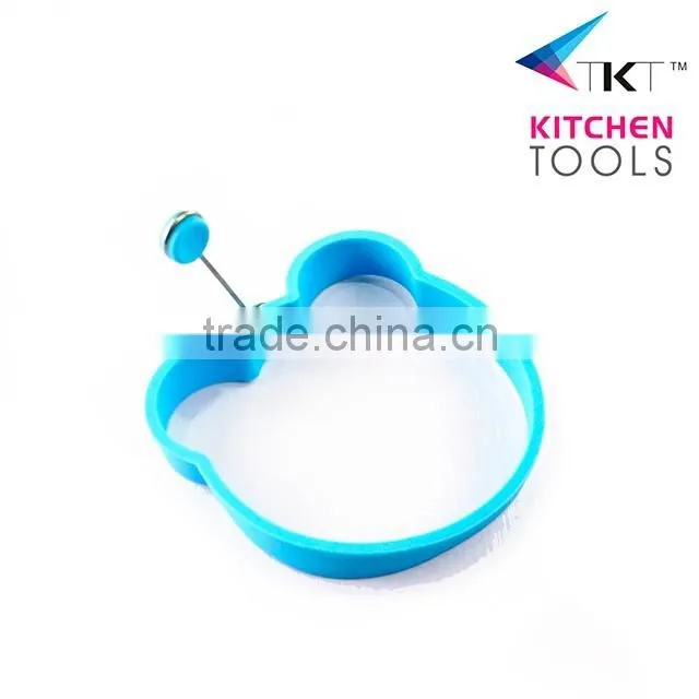 Flower shaped Silicone egg ring egg baking mold egg slicer
