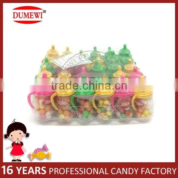 Plastic Baby Bottle Candy Puffing Nipple Candy