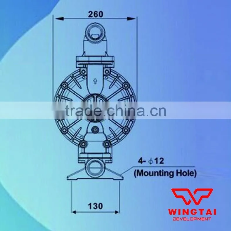 Standard Pneumatic PTFE Diaphragm Pump BML-40