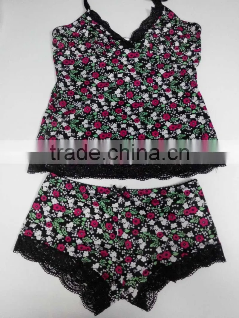 Woman clothes conservative swimwear fabric girls underwear with bra