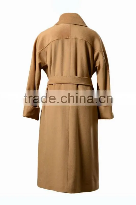 Women's Mandarin Collar Design Long Winter Coat