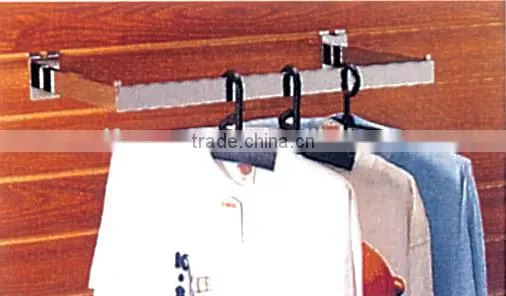 U-shaped hangrail clothing shelf