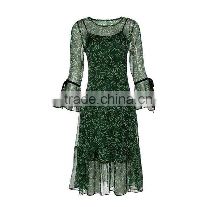 Feeling girl dress african print designs pakistani chiffon dress