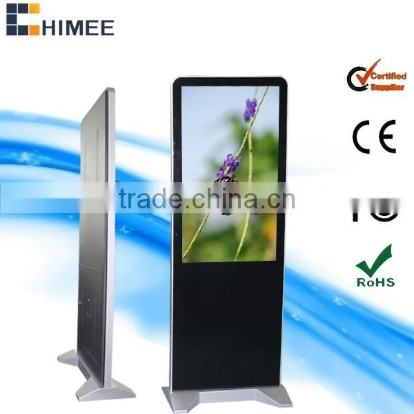 touch hd video network advertising media player 42inch with USB port