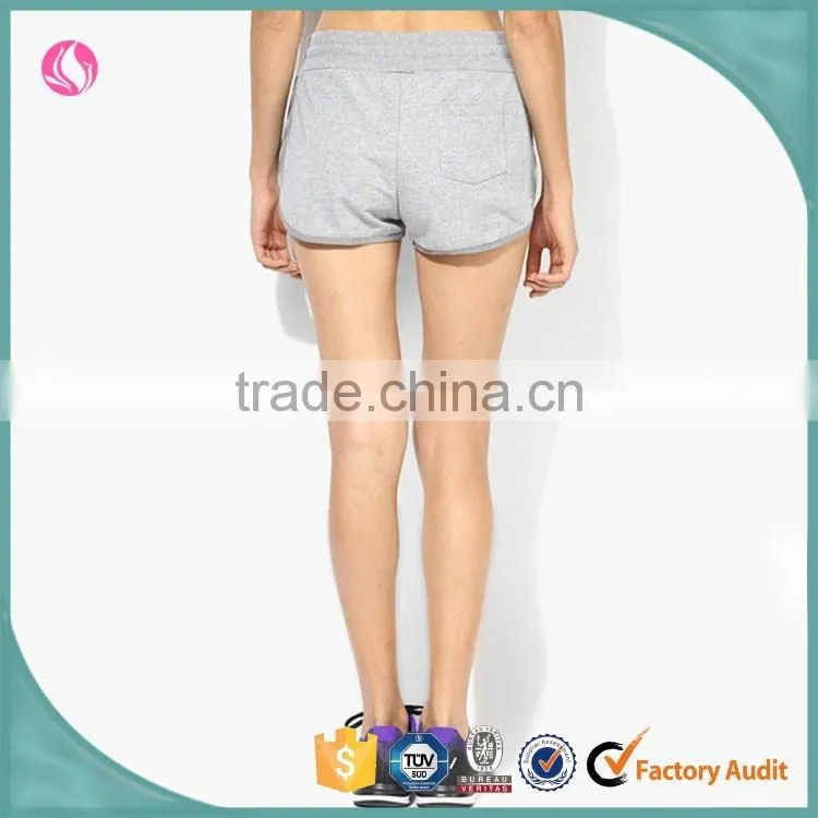 China Suppliers Women Shorts,CottonSolid Casual Sweat Shorts Apparel