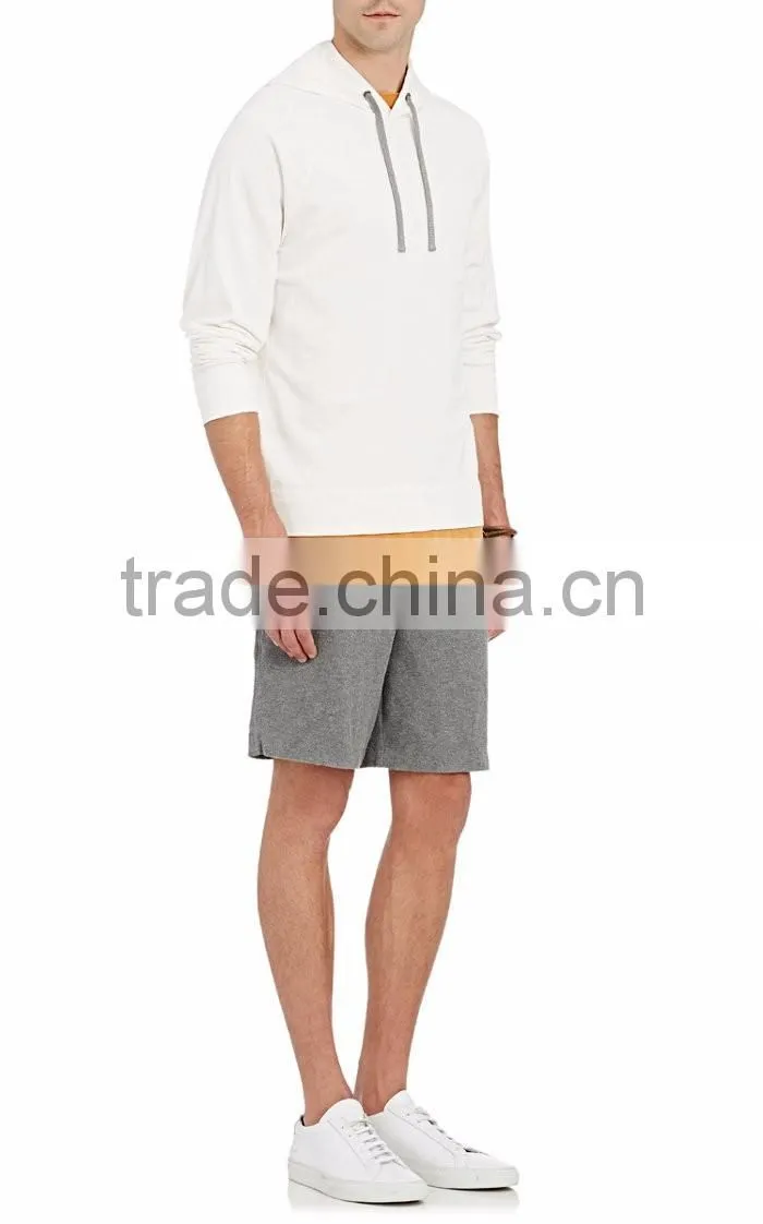 Off-White Slub Cotton Jersey Hoodie