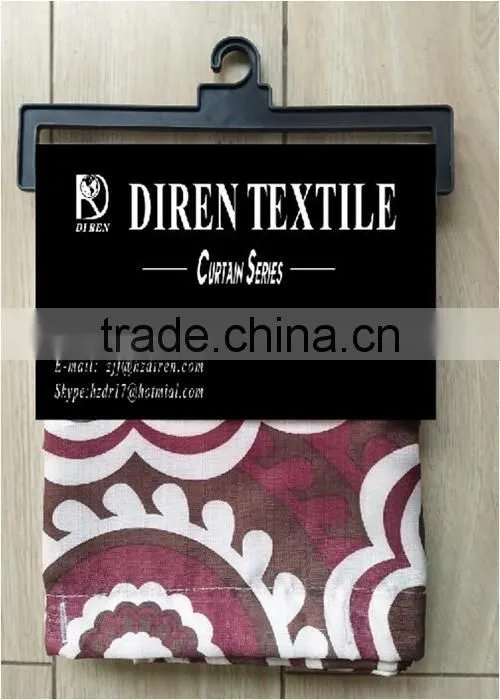 Waterproof Custom Gradient Color Jacquard Point Shower Curtain for Hotel