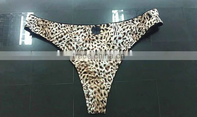 China factory supply sexy girl panty and animals hot sexy thongs