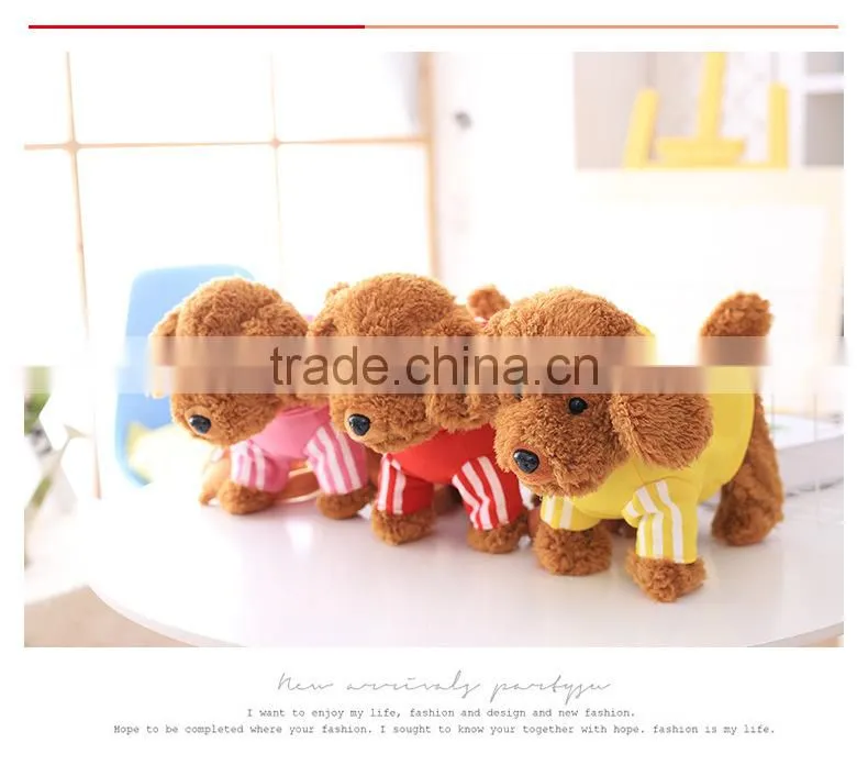 Electronic Cute Plush Dog Working Teddy Dog Toys Wholesale