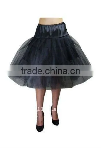 Black Organza wedding Petticoat Underskirt tutu dress