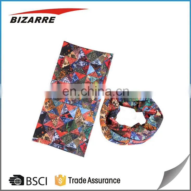 OEM High Quality Custom Made Seamless Microfiber Bandana Scarf