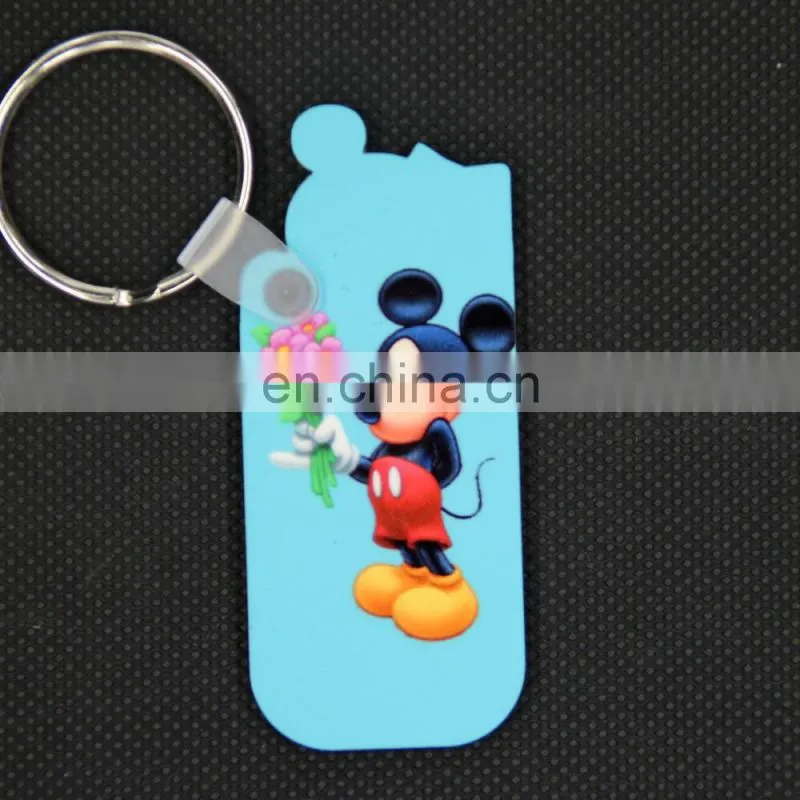 DIY sublimation heat transfer MDF blank key chain of 12 Chinese zodiac signs