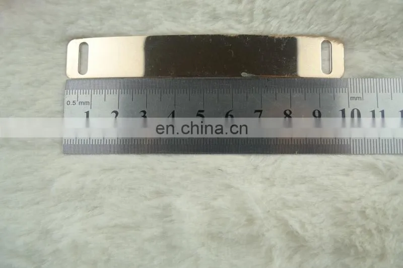2015 rose gold decorative metal bar trim for garment