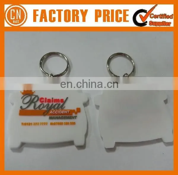 Customized Logo OEM Designed Shopping Trolley Keyring