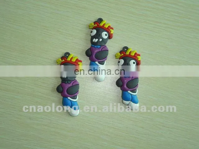 make custom design soft pvc plastic cartoon keyring,rubber keychain