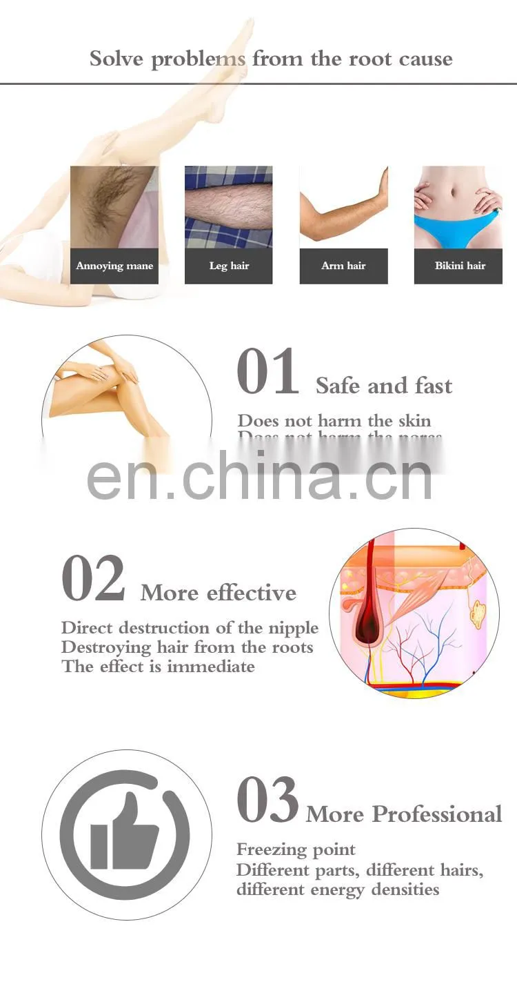808nm Diode Laser Portable Facial Legs and Arms Area Permanent Hair Remover Hair Removal Machine