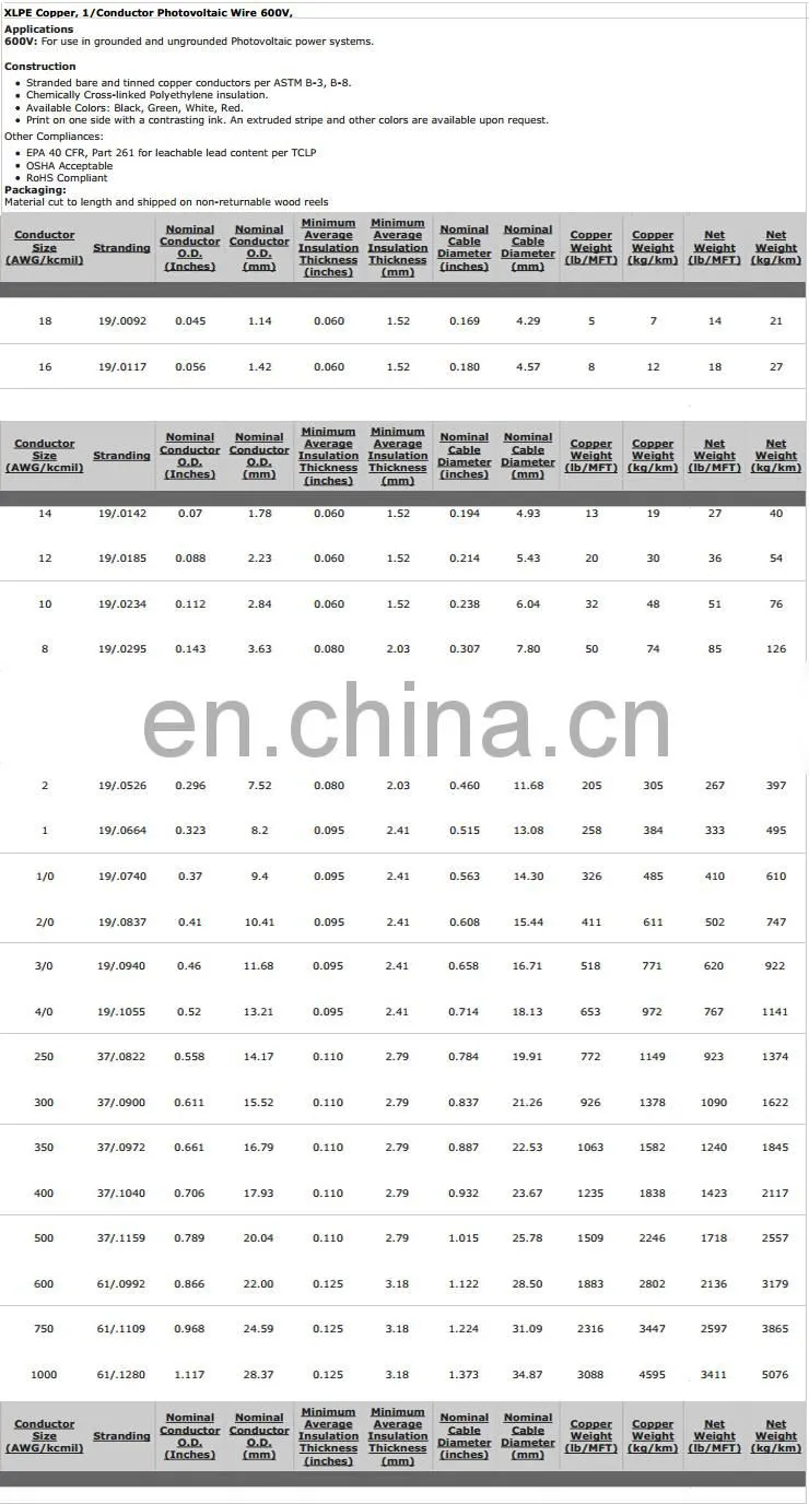 10awg solar panel cable,6mm2 solar photovoltaic wire
