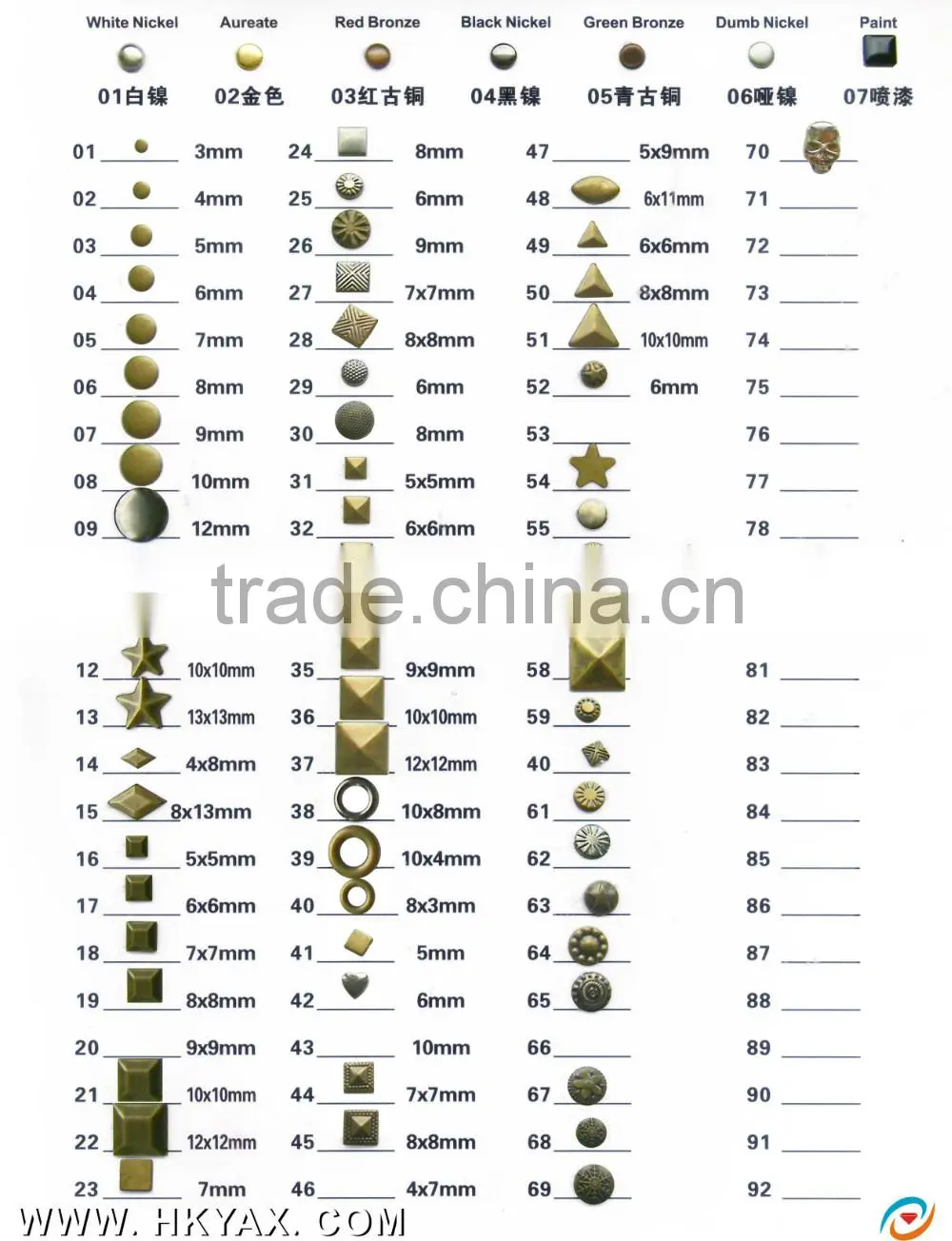 1211C China hotfix dome flatback cooper rhinestone; iron on cooper rhinetone flatback, heat transfer cooper flatback rhinestone