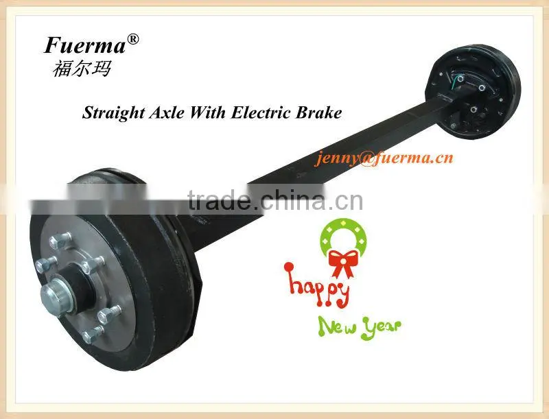 Straight Axle With Electric Brake System