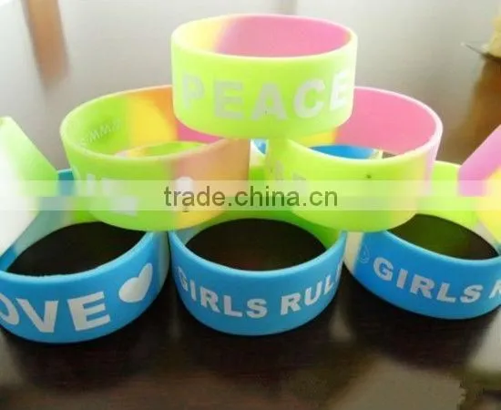 hot ODM design cheap custom silicone bracelets