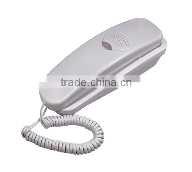 Mini black telephone wall mounted phone