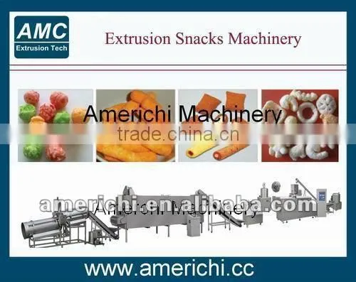 Grain puffs snacks machine