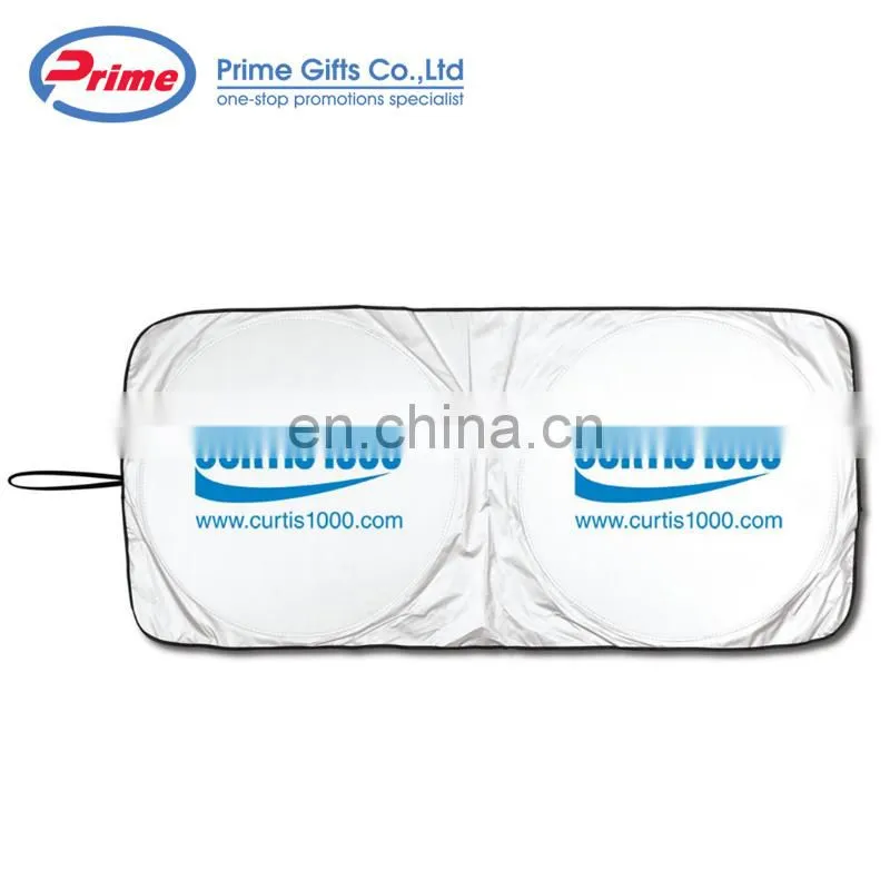 Promotional custom design foldable funny car sunshade