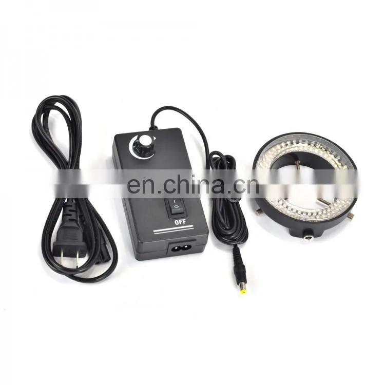 HY-1138A 21MP Camera 4K Video Record 1080P Industrial Microscope w/ 180X Lens USB Output 60LEDs