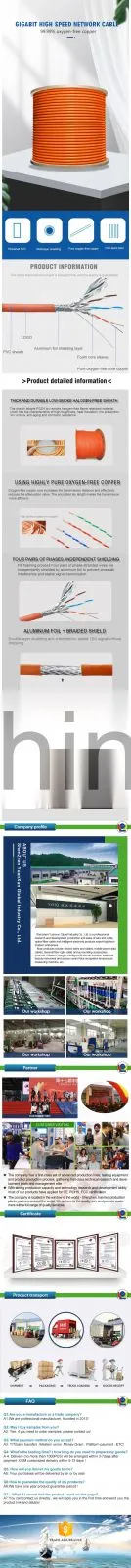 Cat7 Anti-jamming network cable Cat8 Core Shielded communication Ethernet Lan Computer Networking electric wires cables