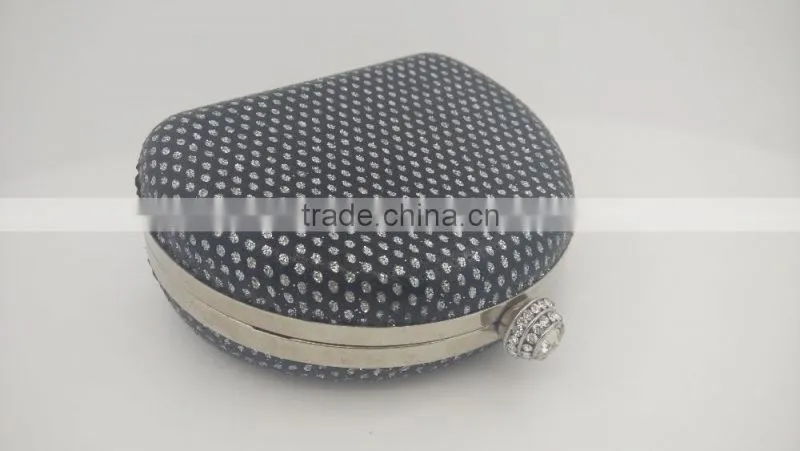 Brilliant Diamond Metal Frame Luxury Evening Party Clutch Bag For Women