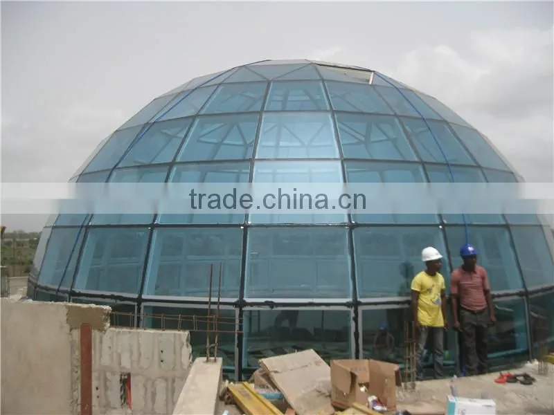 Solid space frame steel structure canopy roof