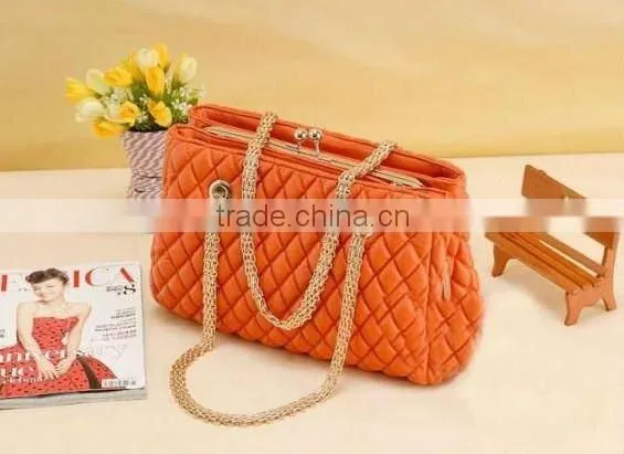New fashion striping ladies handbag , elegant women's handbags