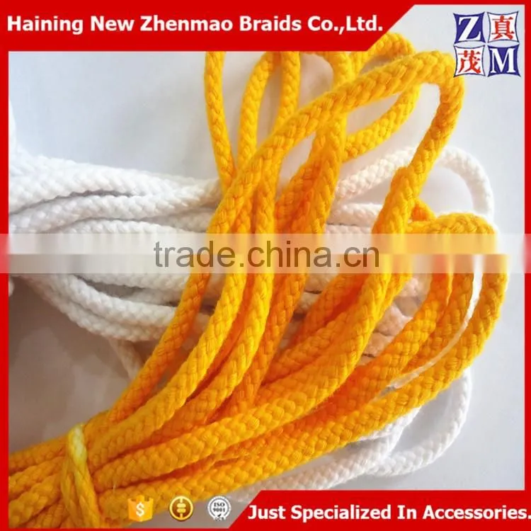 China wholesale 3/4/5/6mm braided cotton cord