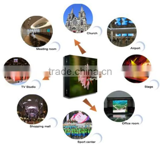 square led tv indoor ph6 full color led display module