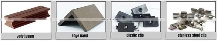 Colourful on line embossed wood grain wpc decking exported to Europe