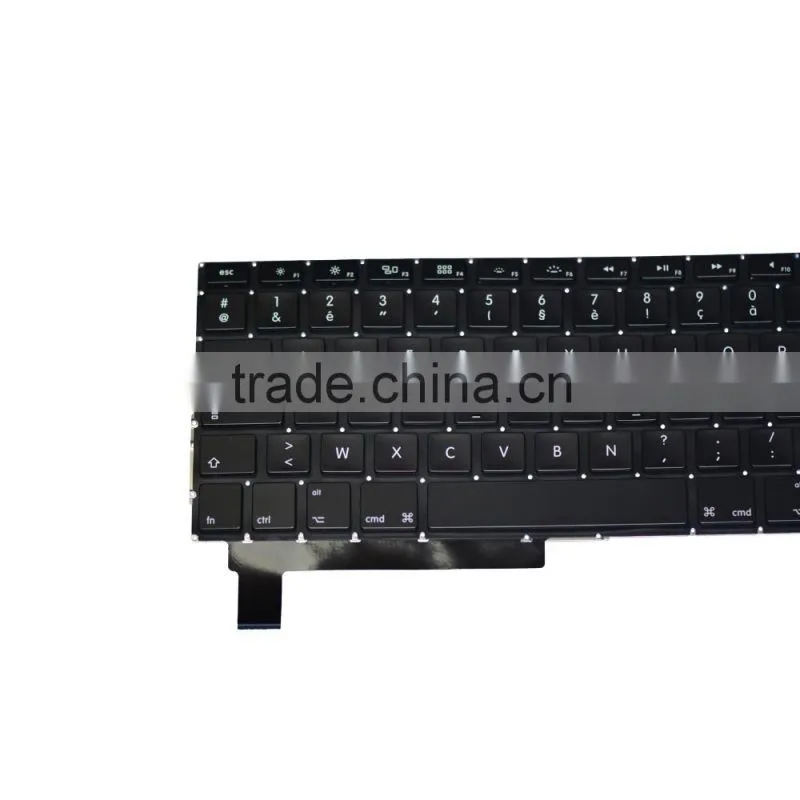 Custom New French Laptop keyboard Replacement For Macbook Pro 15" A1286 2008-2012