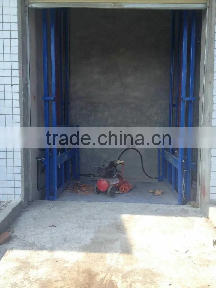 Electric home small elevator guide rail lift